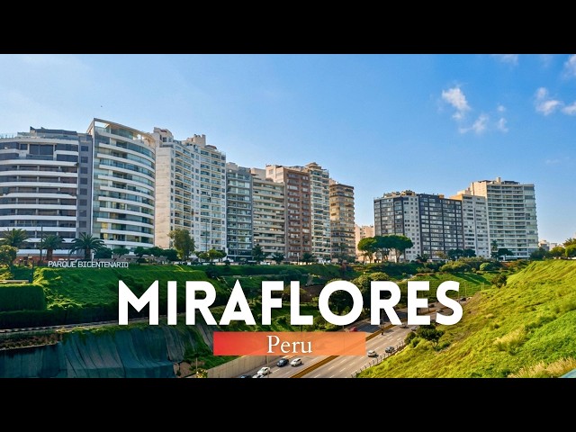 MIRAFLORES Lima Peru 🇵🇪 | Beaches, Oceanfront Cliffs & Love Park | Coastal Walk 4K 2026