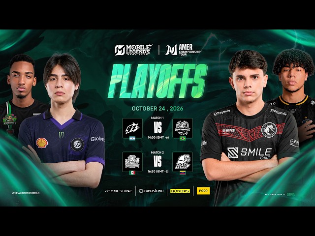 🔴 LIVE | MCT AMER Brazil - South & North | Playoffs - Day 5 [EN]
