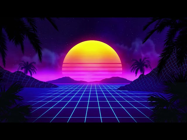 4K PlayStation 4 Retro Synthwave from SOMEQUEST - Dynamic Theme