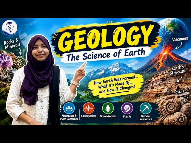 🪨Geology Explained in Simple Words | Earth Science | SV LEARNING