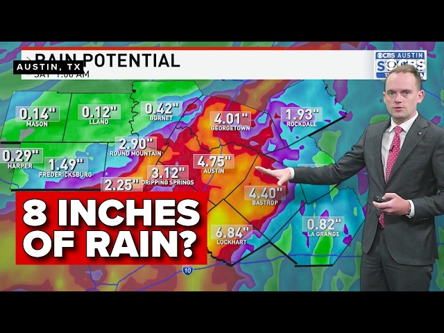 When Central Texas Could See the Heaviest Rain | Avery Tomasco Forecast