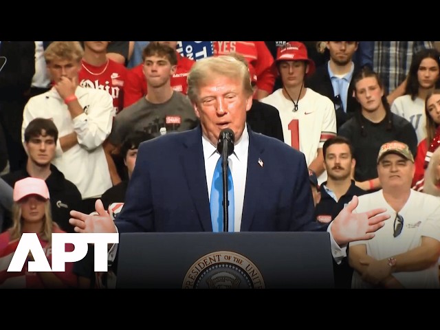 Trump Says US Is Beating China in “Super Intelligence” After Renaming AI in Ohio Campaign Rally