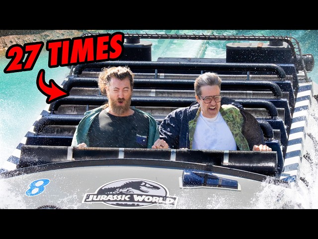 We Ride Jurassic Park ALL Day (Universal Studios)