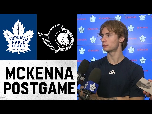 Gavin McKenna | Post Game vs Ottawa Senators | September 23, 2026