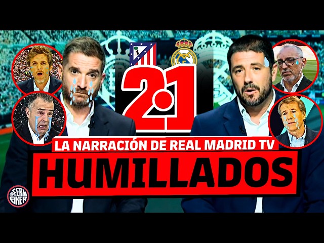 😱 FROM "RAPHINHA'S MUSTACHE" TO HUMILIATION: HOW REAL MADRID TV CALLED THE 2-1 AGAINST ATLÉTICO 😂