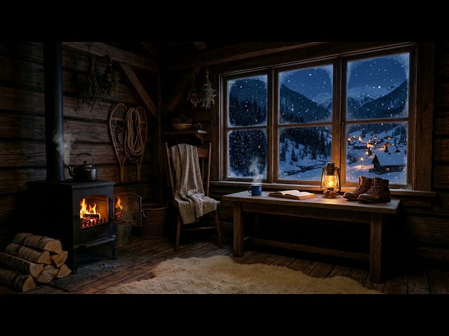 Ambient Snowfall for Deep Sleep | The First Snow | 2 Hours