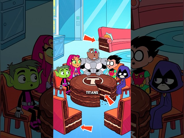 The ENTIRE Teen Titans Tower Was Made of CAKE?! 🍰😱 #shorts
