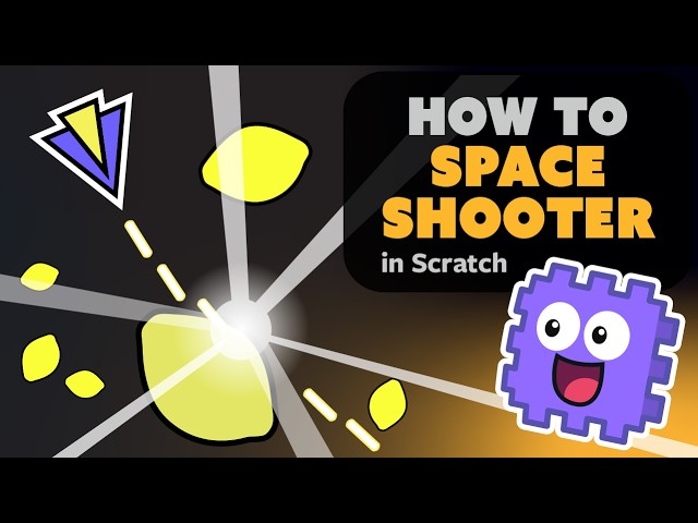 Code a Fun Space Shooter Game 🚀 | 1. Move & Shoot | Scratch Tutorial