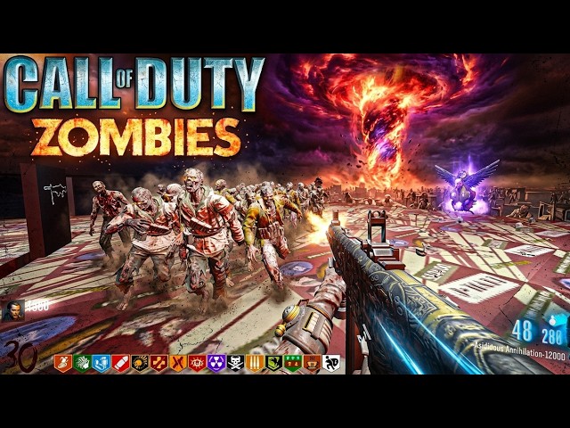 The DONUT TOWER Custom Zombie Map! (Black Ops 3)