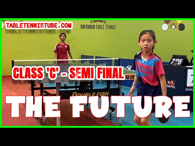 Krrish vs Grace - Class 'C' Semi Final - 2024 Ontario Championships (Nov) #tabletennis #pingpong #tt