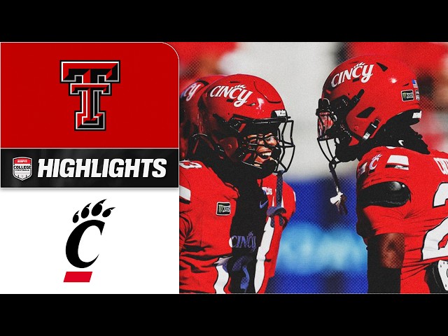 Texas Tech Red Raiders vs. Cincinnati Bearcats | Full Game Highlights | ESPN College Football
