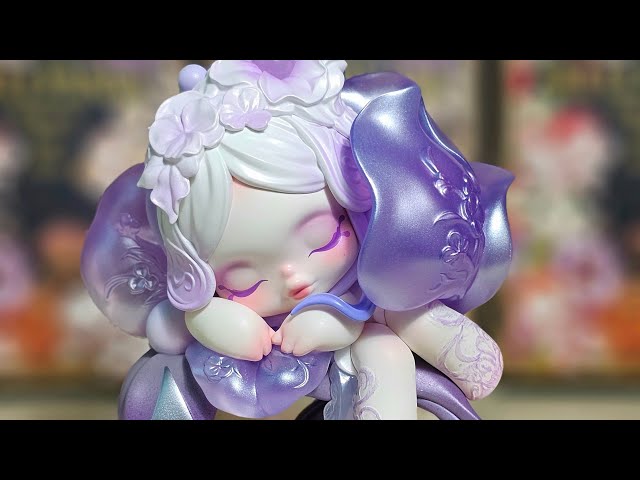 🥀 Pop Mart x Skullpanda: Petals In Four Acts blind box case unboxing!