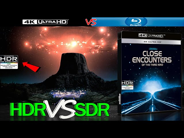 Close Encounters of the Third Kind 1977 HDR ANALYSIS 4K BD vs 1080p BD SDR 100nits #TRUE_DIFFERENCE