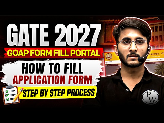 GATE 2027 Form Fill Up | How to Fill GATE Application Form | Important Documents | GATE Registration