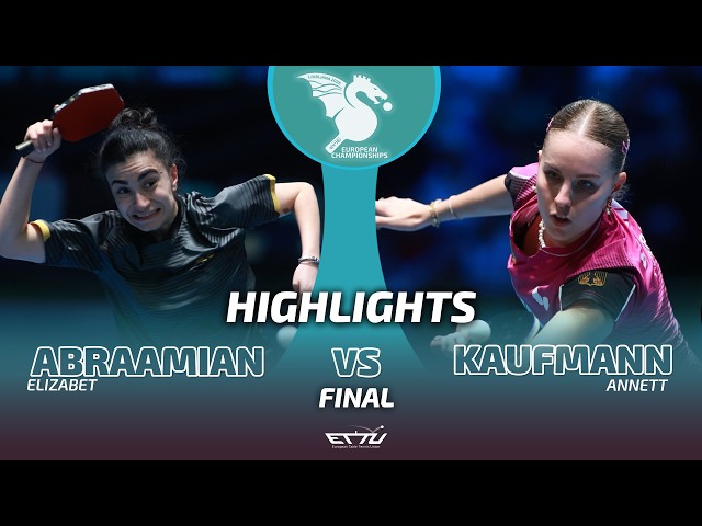 Elizabet Abraamian vs Annett Kaufmann | European Championships | Final Highlights
