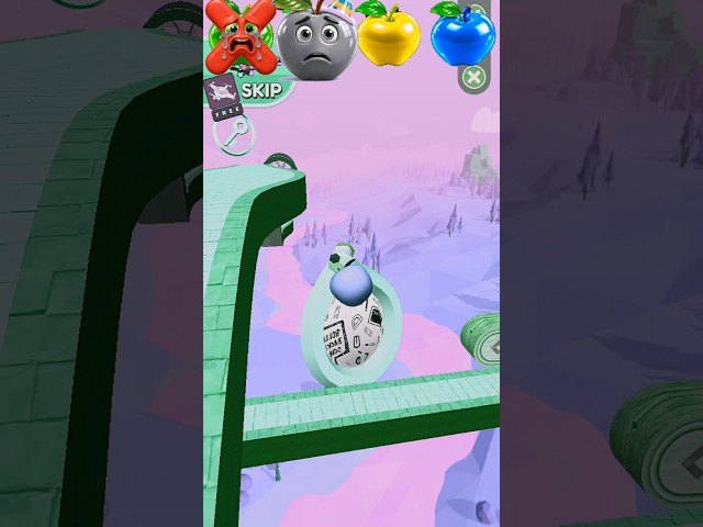 green 🍏 watermelon vs red apple 🍎#gaming #shorts #cartoon