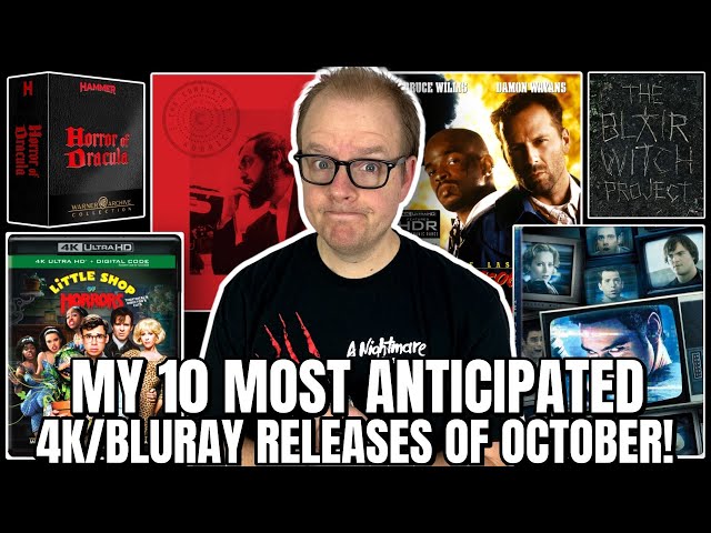 My 10 MOST Anticipated 4K And BLURAY Releases Of OCTOBER 2026!