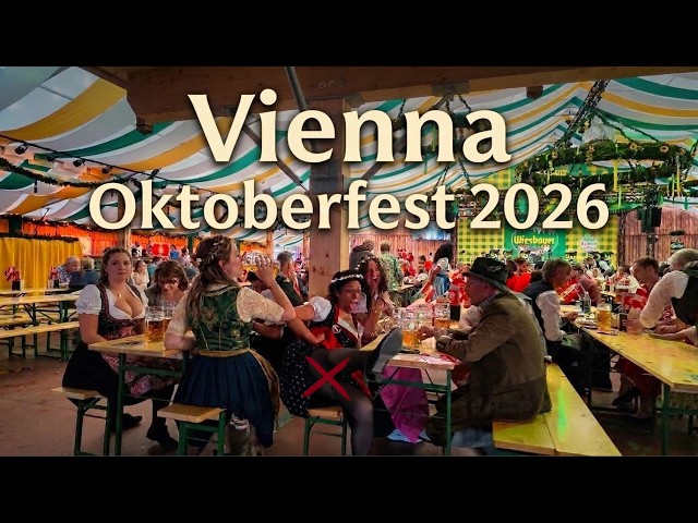 [4K UHD] Oktoberfest 2026 in Vienna, Austria | Walkthrough