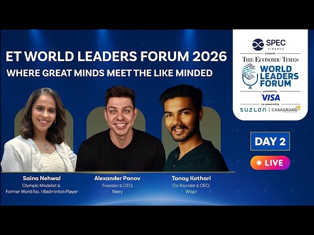 LIVE | ET WLF 2026 Day 2 Session 3: Where great minds meet the like minded