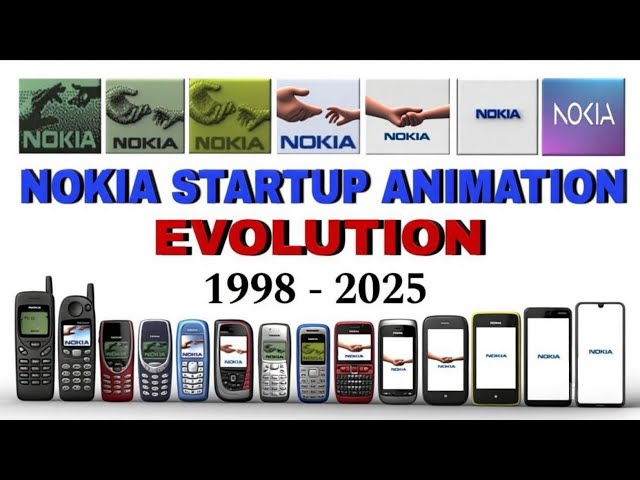 Nokia startup animation evolution (1998 - 2025) - Original Nokia Version