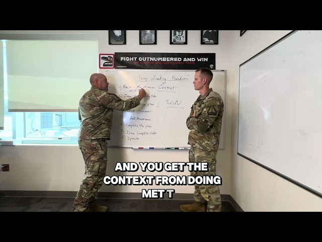 Troop Leading Procedures Done Right to Fight Outnumbered and Win by COL Craig Broyles