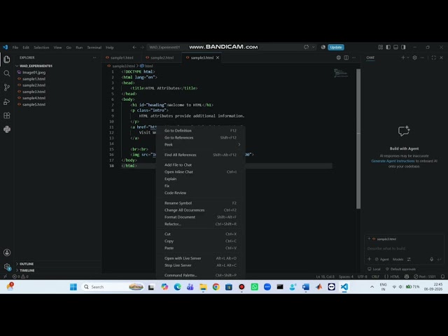 WAD Practical 1 | Create Simple Webpage Using HTML |