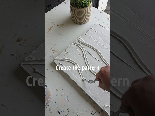 Easy textured art tutorial for beginners 🎨