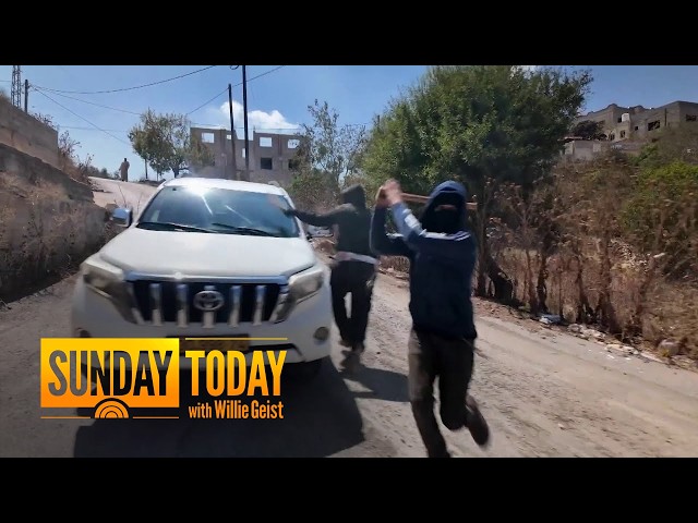 NBC Crew, Palestinian Woman Attacked by Masked Israeli Settlers