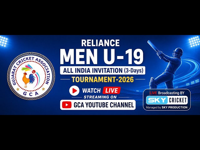 DAY-1 | KERALA vs JAMMU AND KASHMIR | RELIANCE MEN U-19 ALL INDIA INVITATION (3-DAY) TOURNAMENT-2026