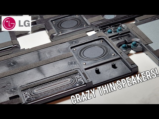 Testing 2 Pairs Of Crazy Thin LG Tv Speakers!