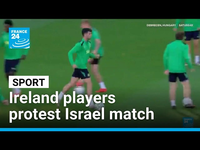Irish players to wear black armbands to boycott Israel • FRANCE 24 English