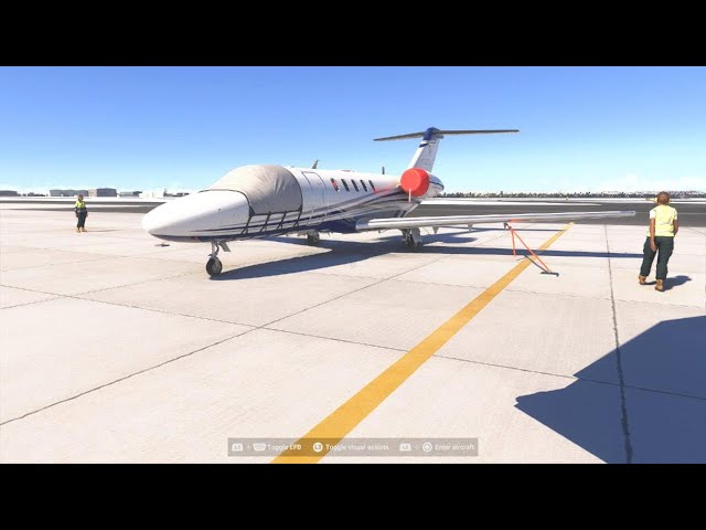 Microsoft Flight Simulator 2024 PS5 - CESSNA CITATION CJ4 COLD & DARK STARTUP -STEP BY STEP TUTORIAL