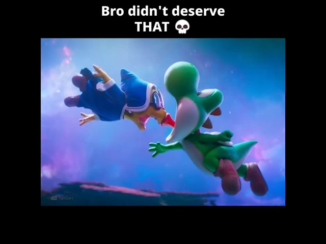 Yoshi EATS Kamek 💀 #mario #mariomovie