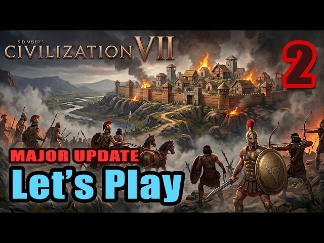 Experiencing the New Age Transition in the latest Major Update for Civilization 7 - Full Gameplay
