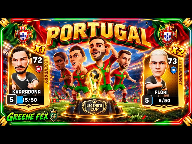 🎖️PORTUGAL | LEGEND´S CUP: KVARADONA X1🏆 | FLORI X2 | Mini Football