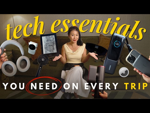 13 Tech Essentials for EVERY Trip (That Most Beginners Regret Not Packing!)