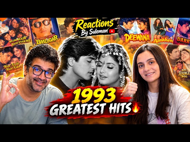 Reaction On Biggest Bollywood Hits Of 1993 | Pakistani Reaction | 90's Golden Era