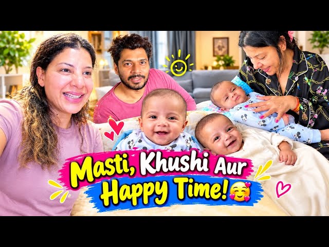 BACCHON KE SATH DIN KA PATA HI NAHI CHALTA❤️