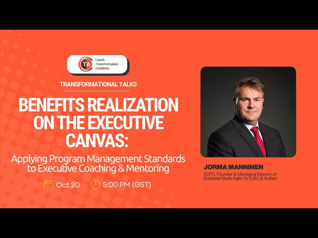 Applying Program Management Standards to Executive Coaching & Mentoring | Coach Jorma Manninen