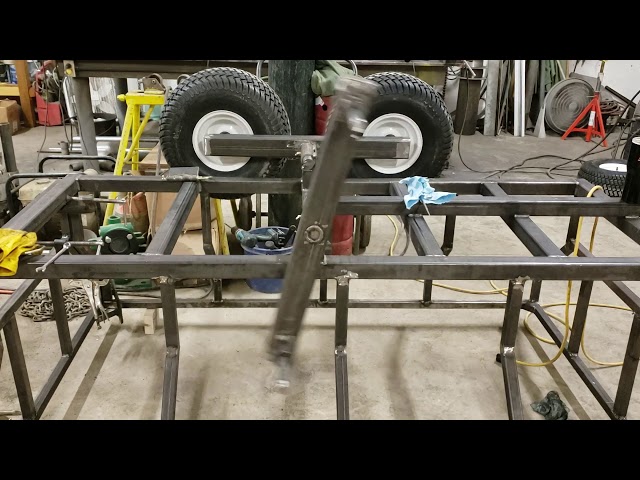 Walking axle atv trailer