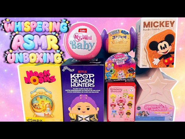 💜 ASMR Soft Whispers Blind Box Unboxing 💗 Stitch Dress to Impress PopMart Nook Nooks