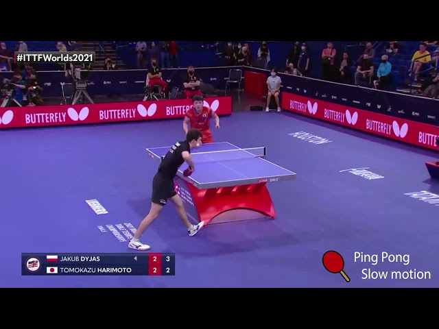 Jakub Dyjas Reverse Pendulum Serve combination Slow motion