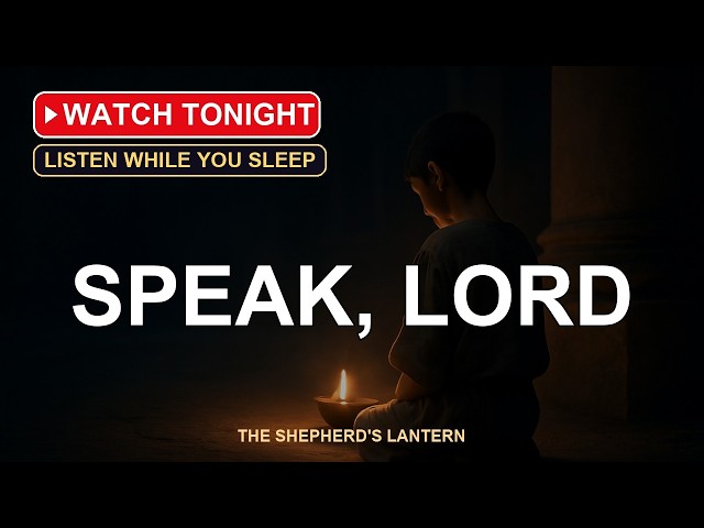 Fall Asleep to Young Samuel & the Lamp of God | Deep Sleep Bible Story, Leave This Playing