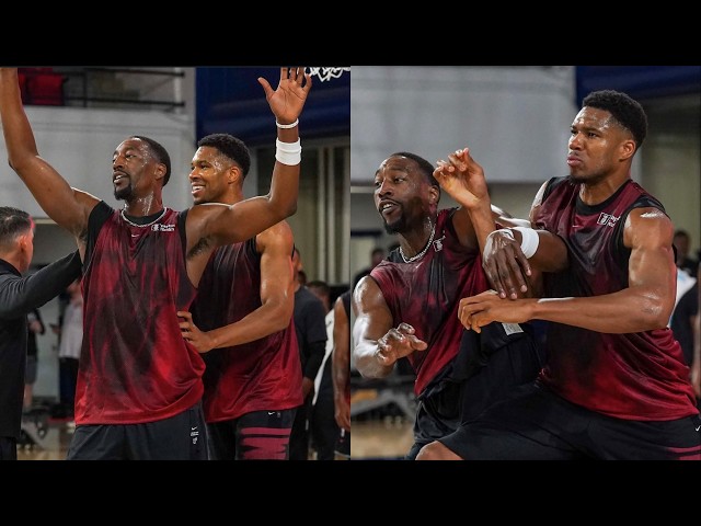 Giannis vs Bam 1v1 BATTLE at Day 1 of Miami Heat training camp