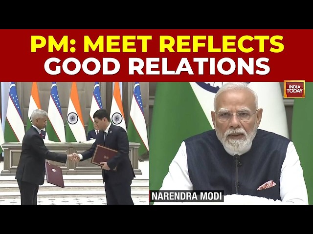 PM Modi Speech: PM Hails India-Uzbekistan Ties, Sets $5 Bn Trade Target & Zero Tolerance On Terror
