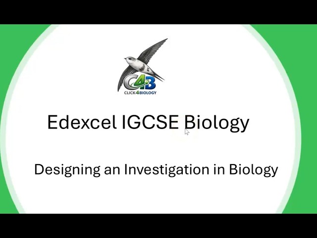 How to Design a Biology Experiment