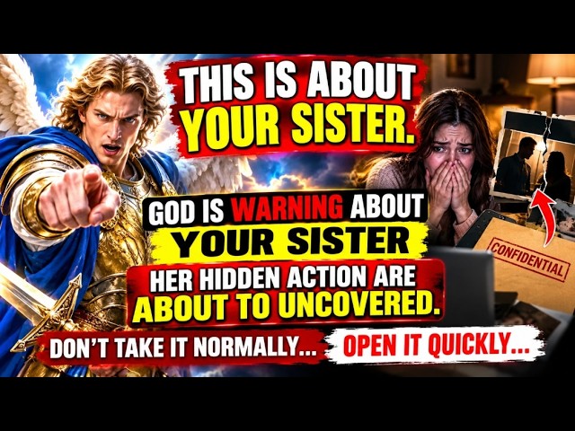 🔴Archangel Michael Warns: Your Sister’s Hidden Truth Is About to Be Revealed —God Says, Open Now!