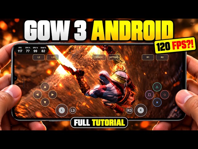 God of War 3 Android at 120 FPS?! Gameplay, Setup & Settings