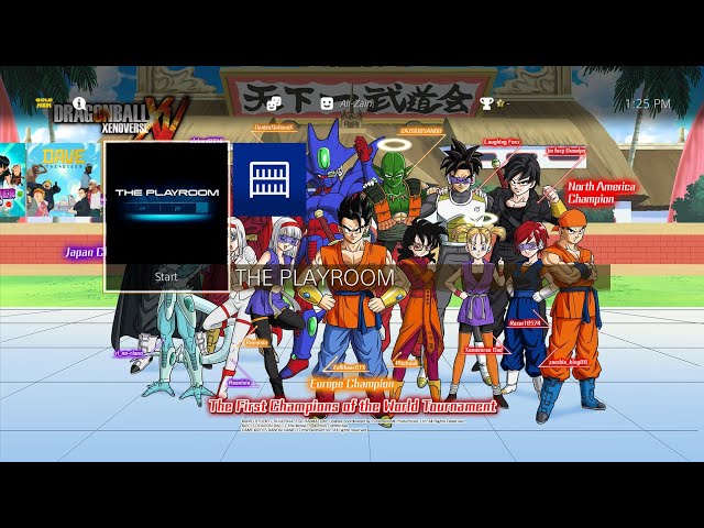 Dragon Ball XENOVERSE Dynamic Theme For PS4 