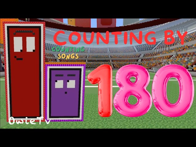 Песенка про счет с шагом 180 | Minecraft Numberblocks Песни для счета для детей | Математика для ...